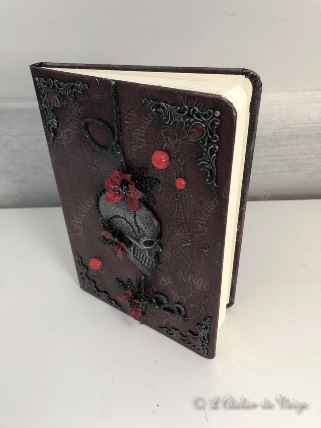 Carnet Crane Floral Rouge