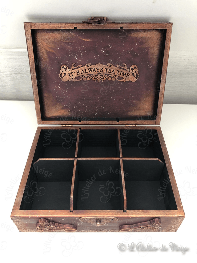 Coffret à Thé Théière Rouge