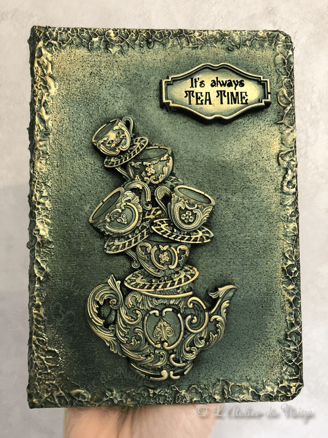 Carnet Théière Vert