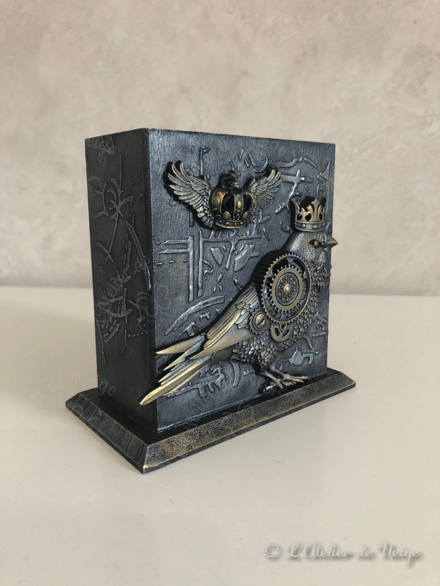 Pot Oiseau Steampunk
