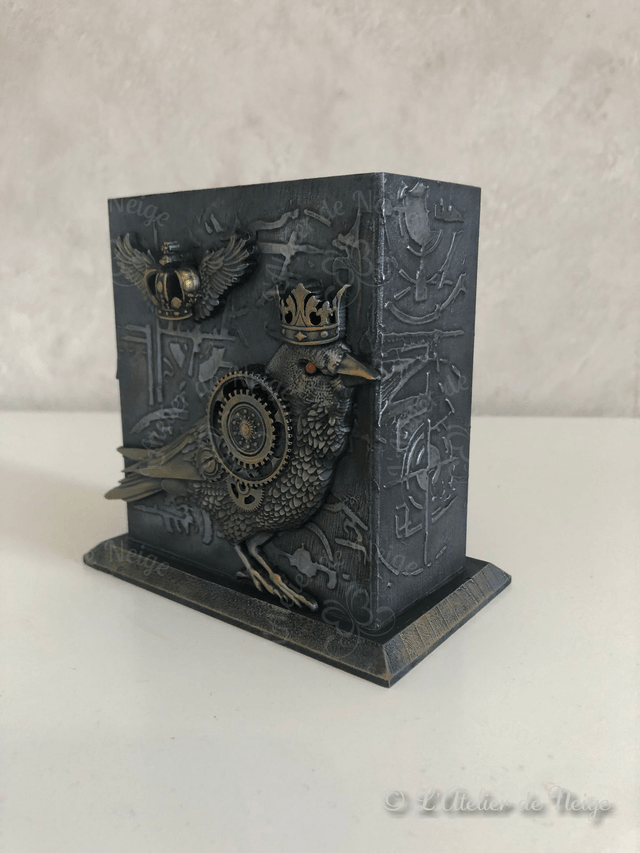 Pot Oiseau Steampunk