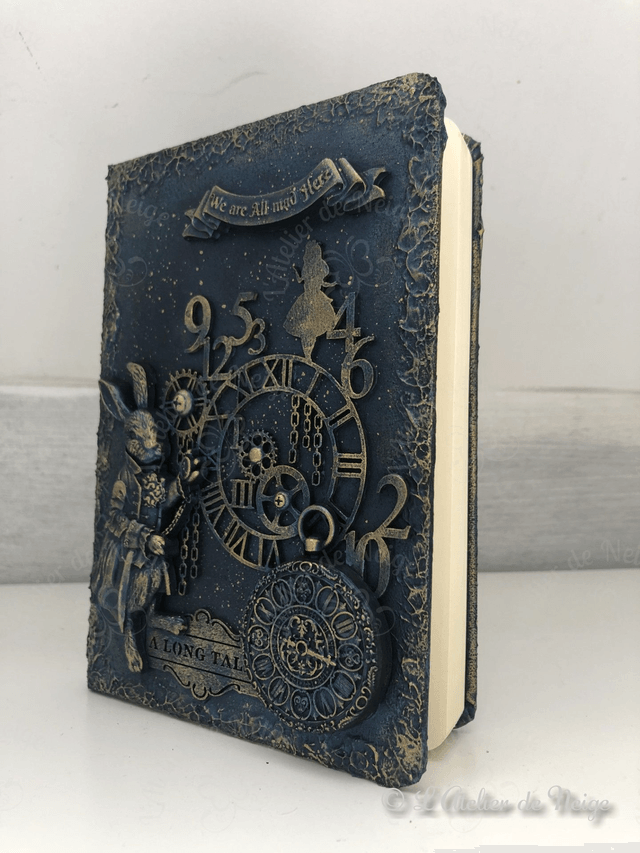 Carnet Lapin Alice Bleu