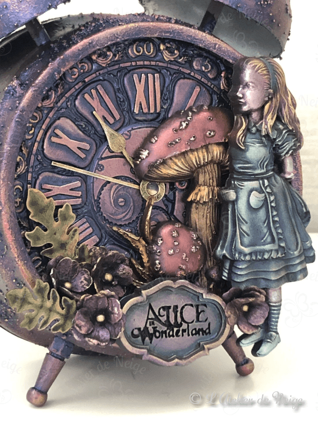 Réveil Alice in Wonderland