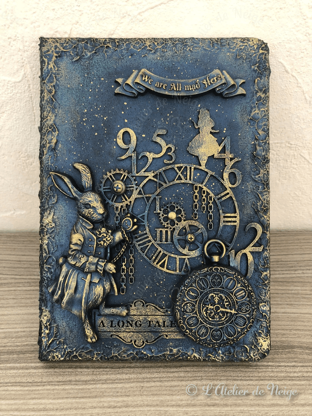 Carnet Lapin Alice Bleu