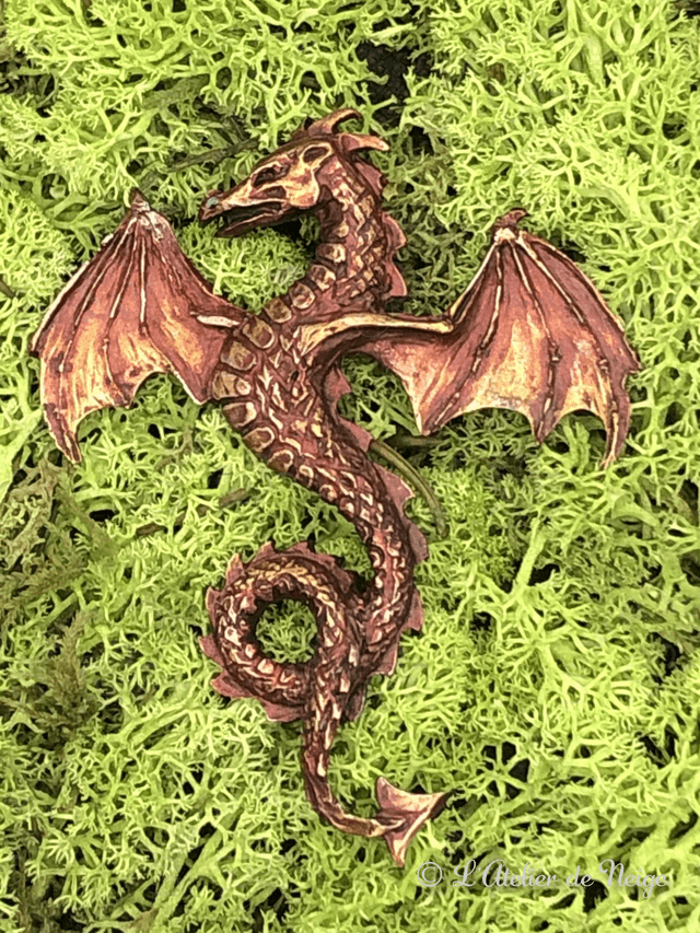 Broche Dragon de Feu
