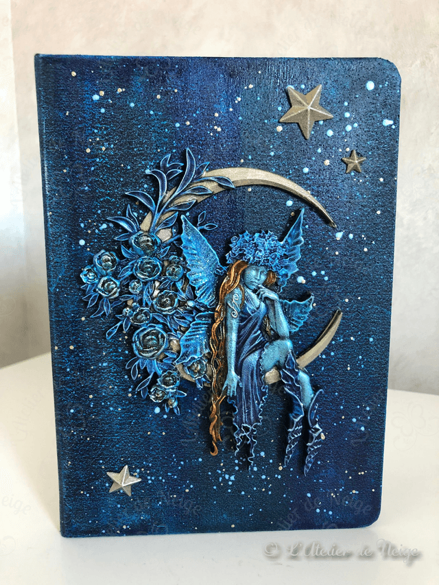 Carnet Fée Lunaire Bleu