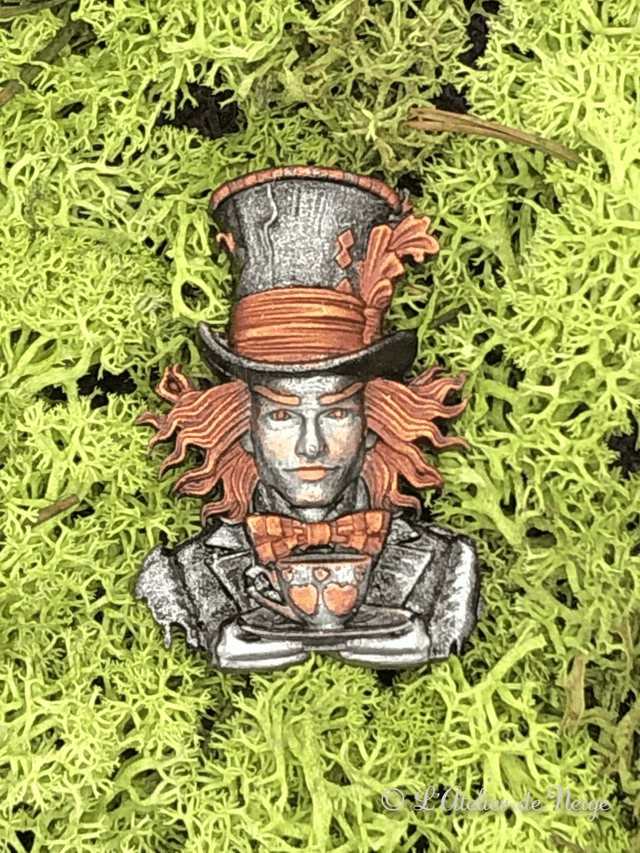 Broche Chapelier Fou